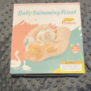 Baby, swimming float, the pink princess. Size, small color, pink and beige.